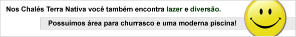 Venha para os Chales Terra Nativa